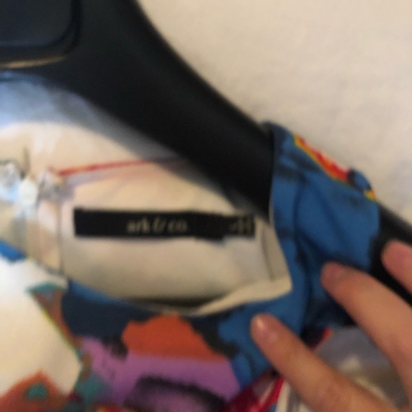 Floral mini dress with side cut outs - Picture 3 of 3